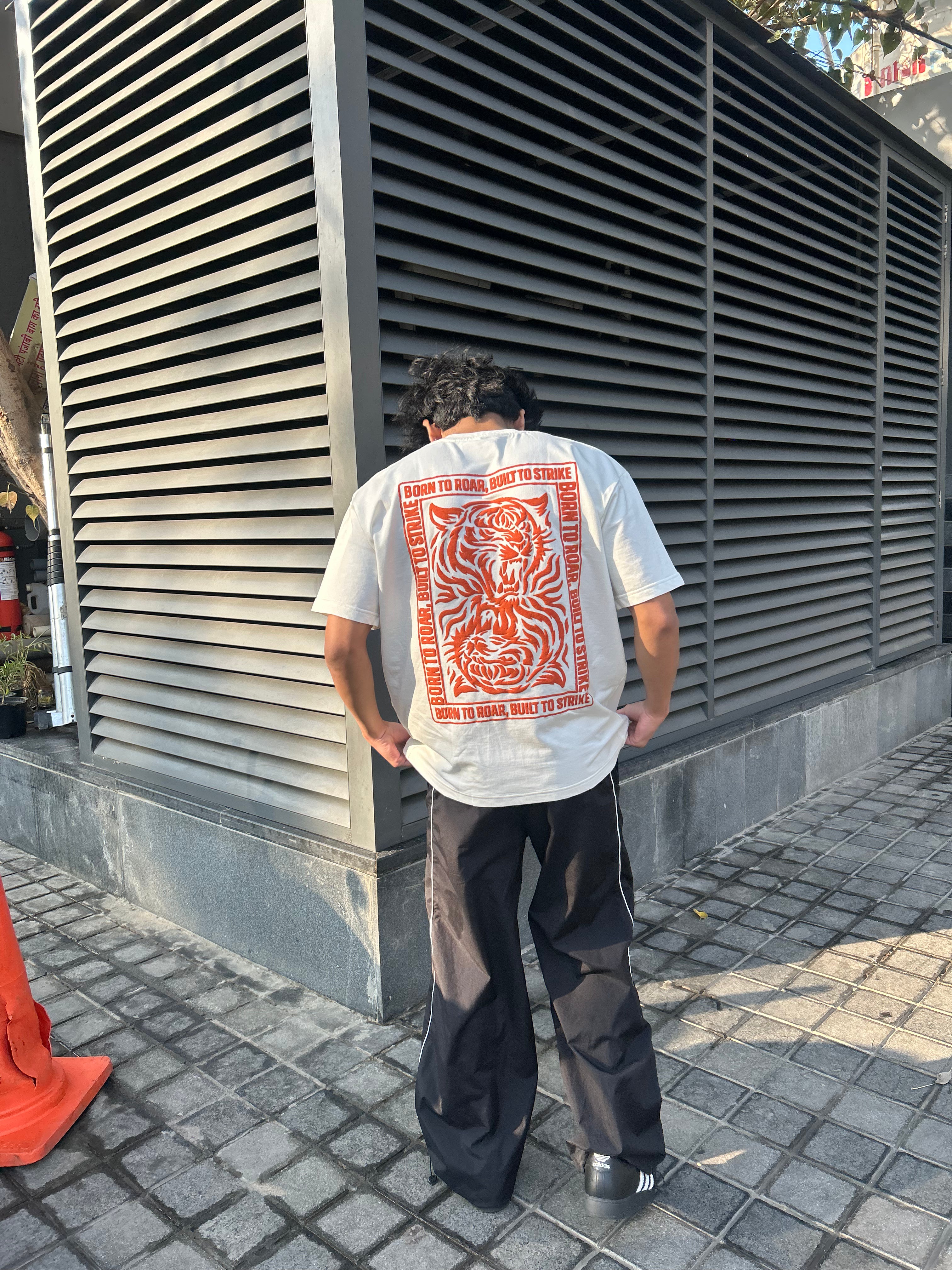 Born To Roar Oversized Graphic T-Shirt