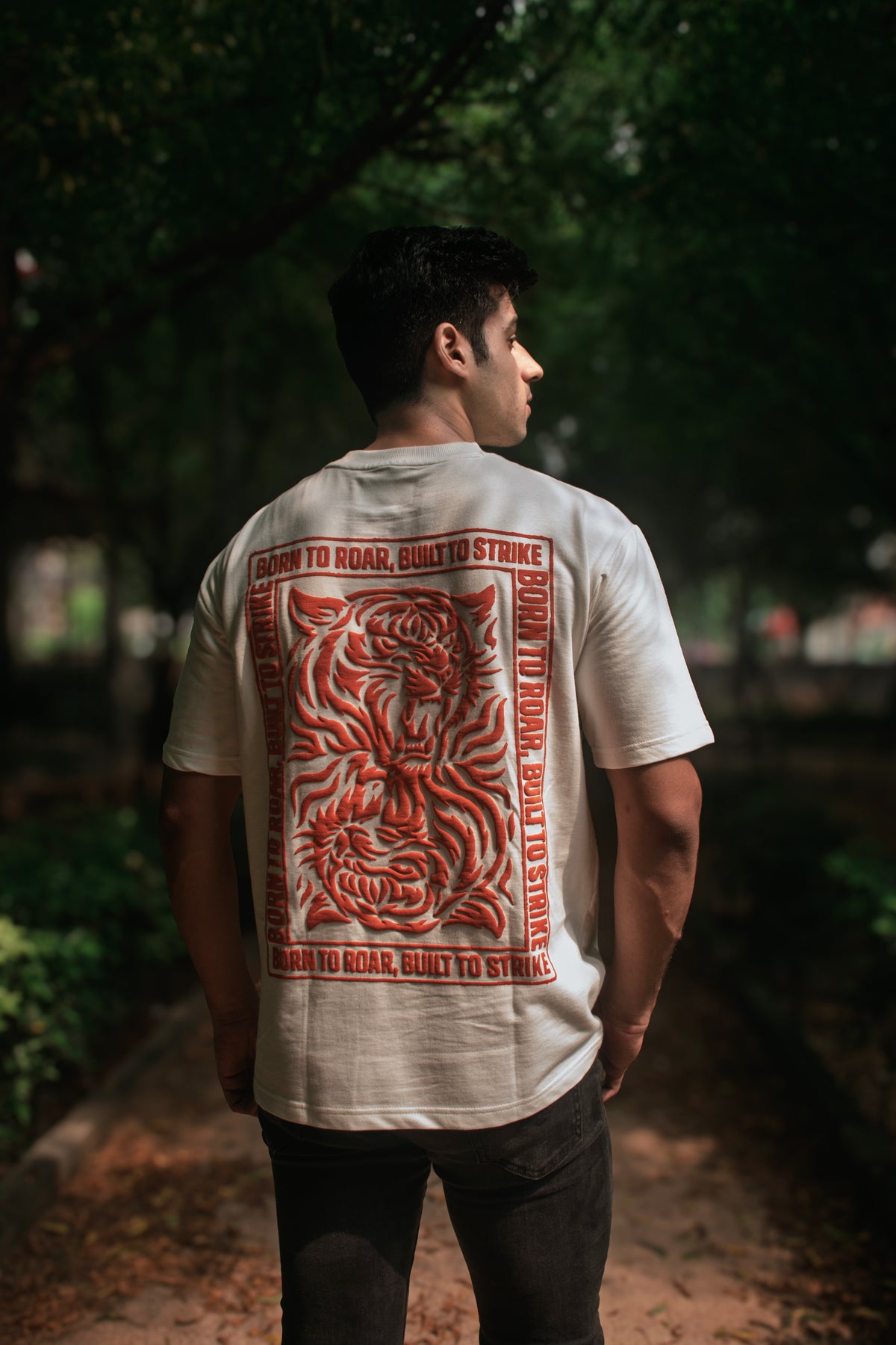 Born To Roar Oversized Graphic T-Shirt